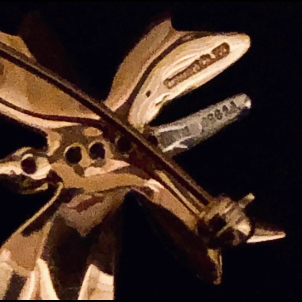 Vintage Tiffany 18K PlatinumDiamond Butterfly Brooch - Picture 4 of 4